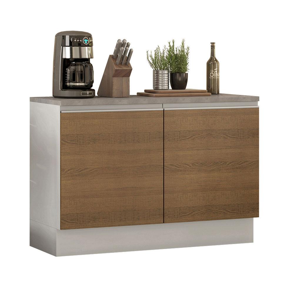 Foto 2 pulgar | Gabinete Bajo Bufetera Madesa Glamy 120cm Con Encimera Bm