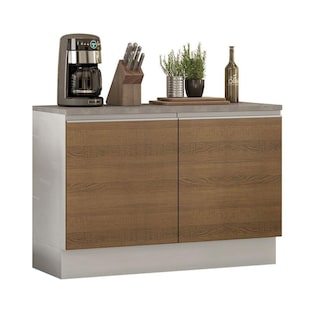 Foto 1 | Gabinete Bajo Bufetera Madesa Glamy 120cm Con Encimera Bm