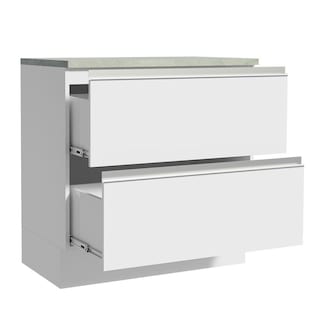 Foto 3 | Gabinete Bajo Bufetera Madesa Glamy 80cm Con Encimera Bb 01