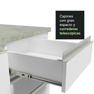 Foto 7 | Gabinete Bajo Bufetera Madesa Glamy 80cm Con Encimera Bb 01