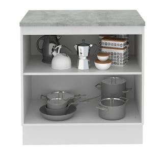 Foto 5 | Gabinete Bajo Bufetera Madesa Glamy 80cm Con Encimera Bb