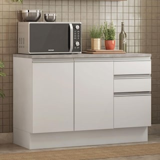 Foto 2 | Gabinete Bajo Bufetera Madesa Glamy 120cm Con Encimera Bb 02