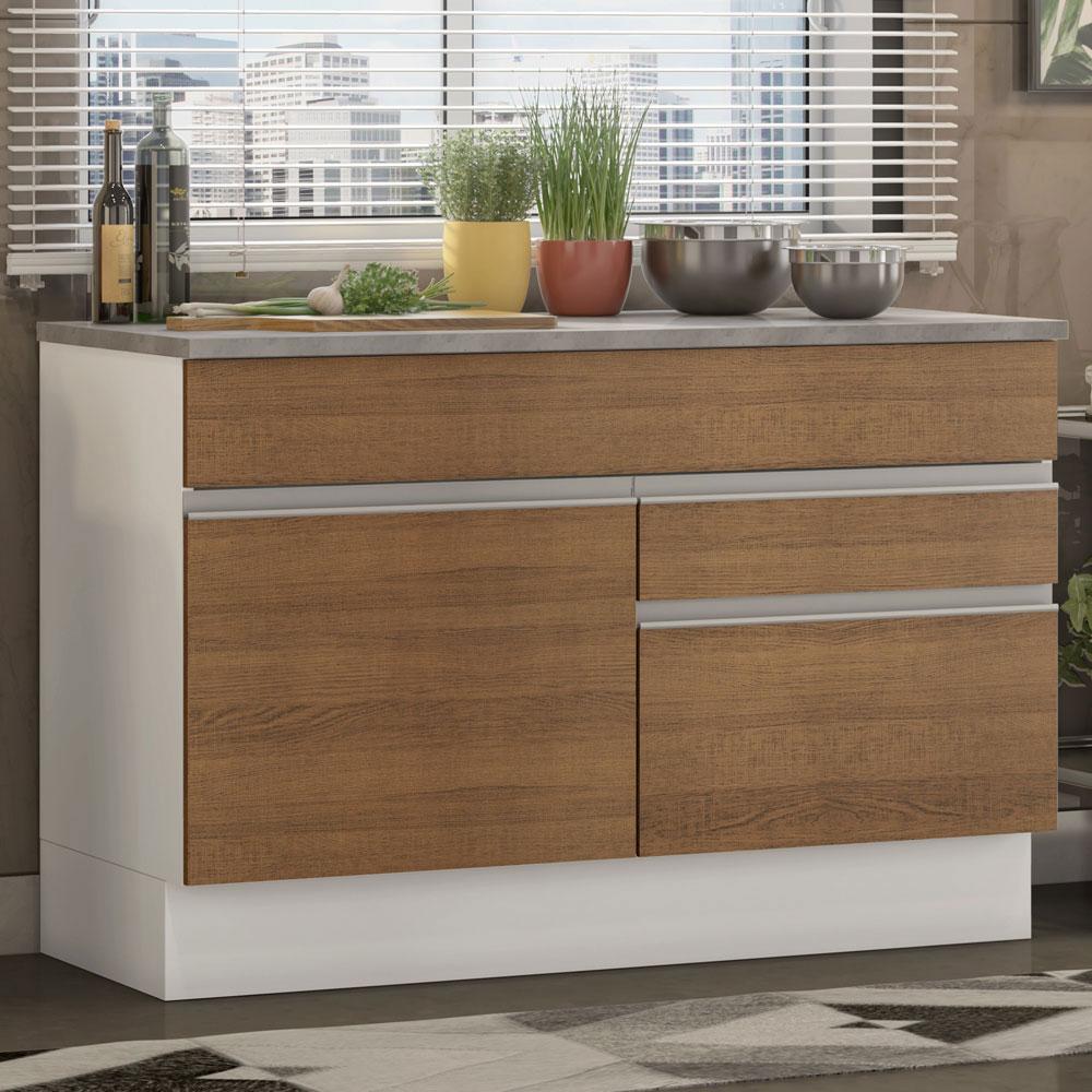Foto 3 pulgar | Gabinete Bajo Bufetera Madesa Glamy 120cm Con Encimera Bm 01