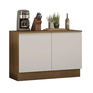 Foto 1 | Gabinete Bajo Bufetera Madesa Glamy 120cm Con Encimera Mb