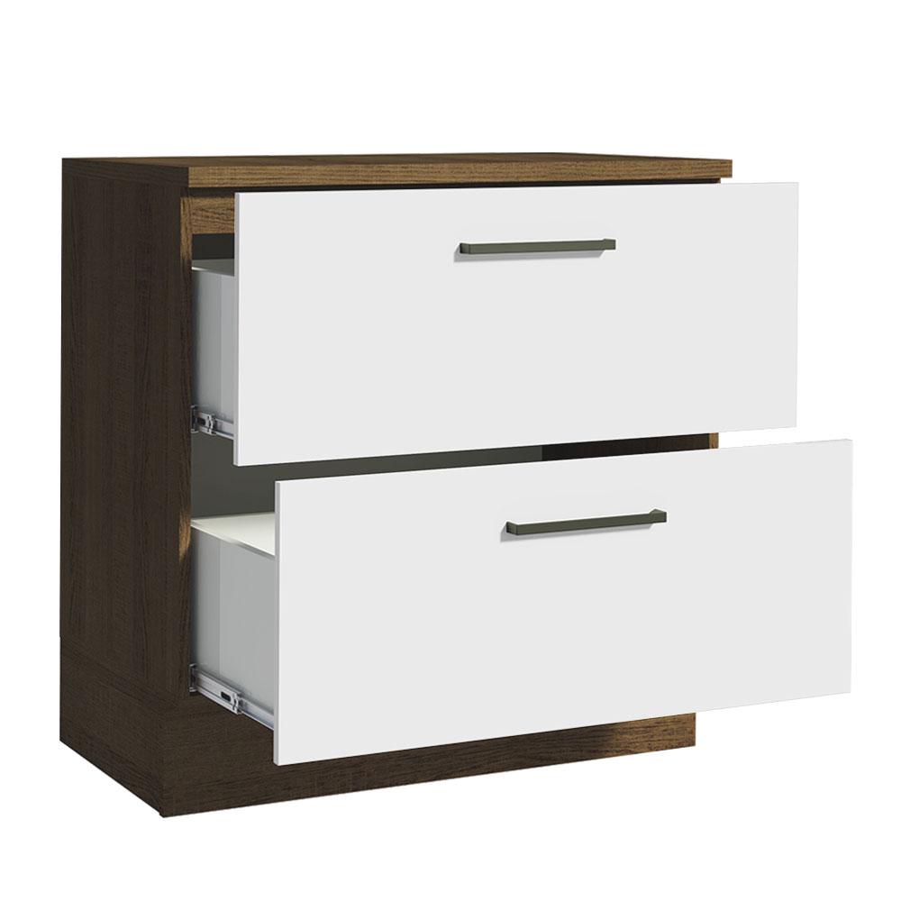 Foto 4 pulgar | Gabinete Bajo Bufetera Madesa Agata 80cm Con Encimera Mb 01