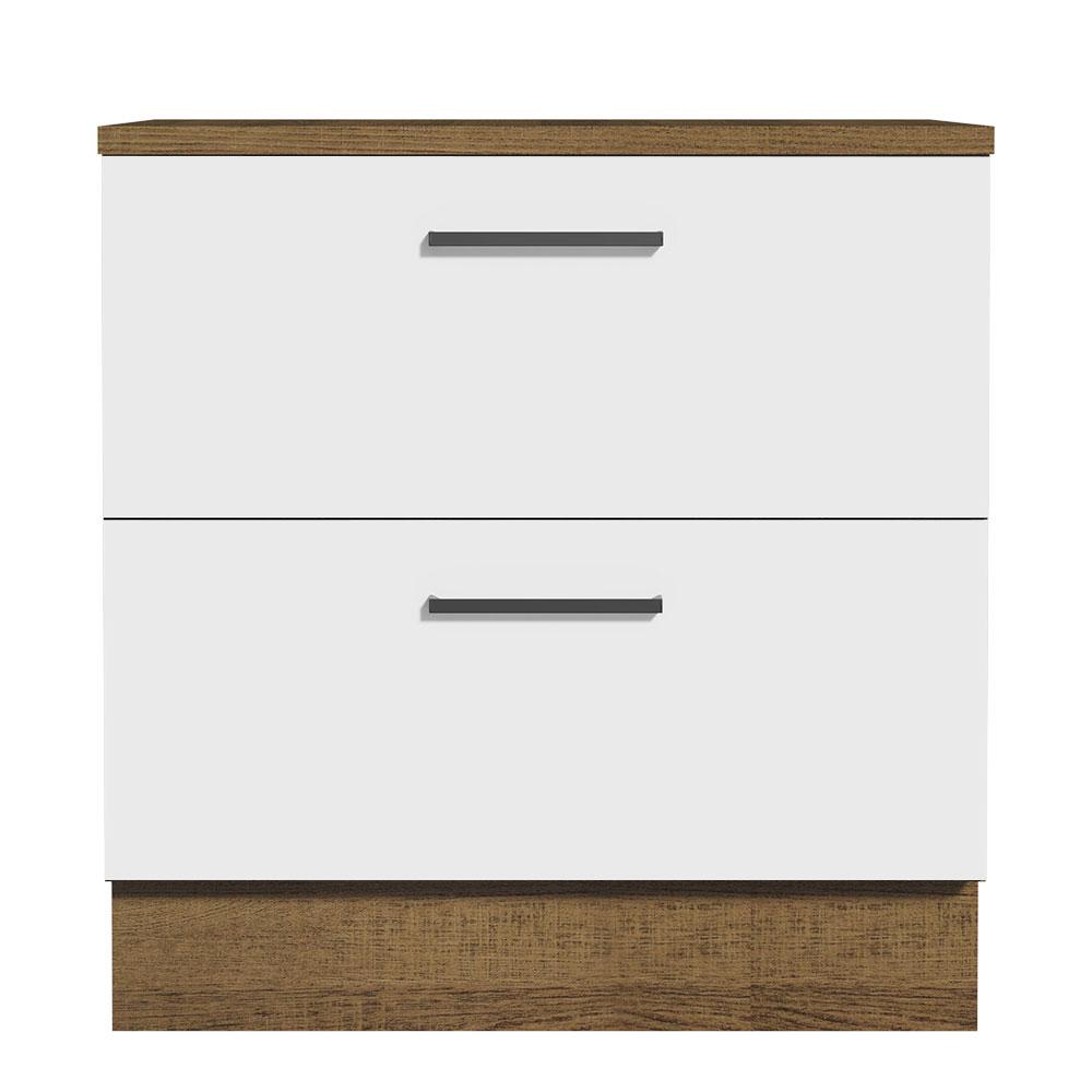 Foto 6 pulgar | Gabinete Bajo Bufetera Madesa Agata 80cm Con Encimera Mb 01