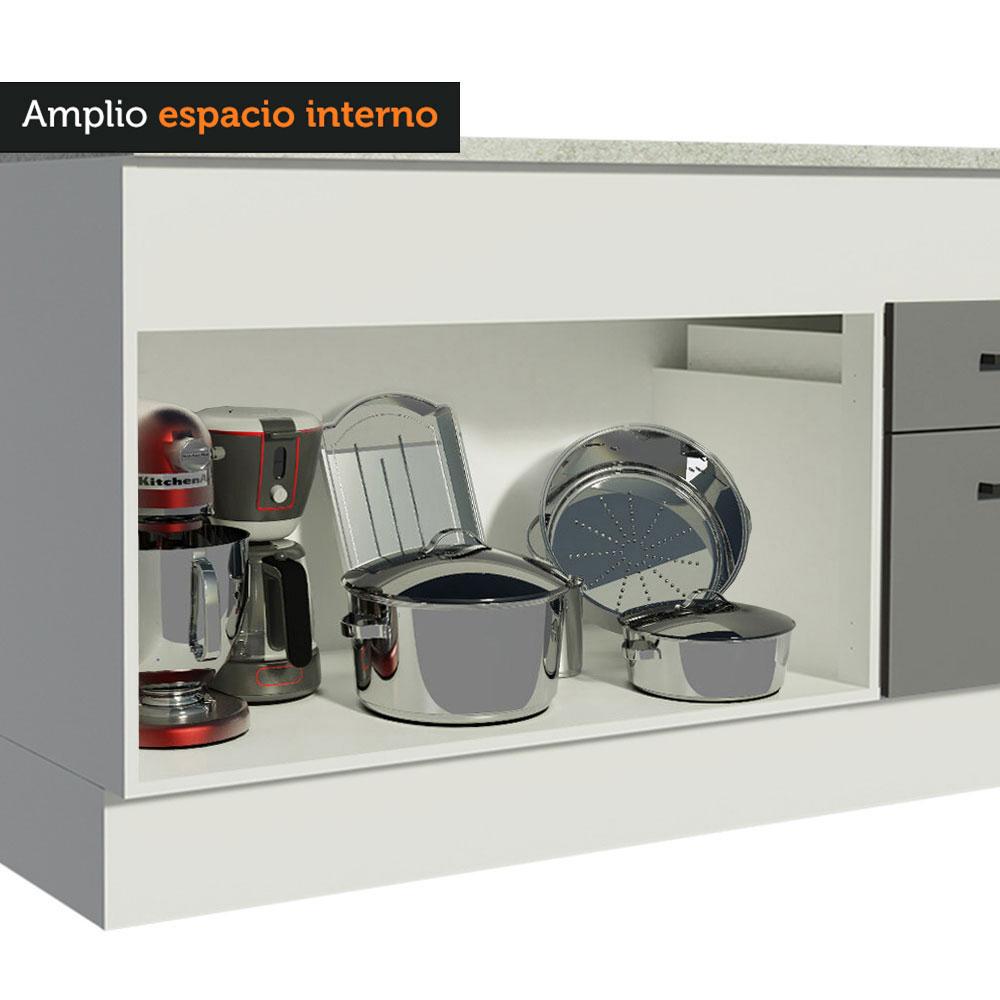 Foto 8 | Gabinete Bajo Bufetera Madesa Agata 150cm Con Encimera Bg 01