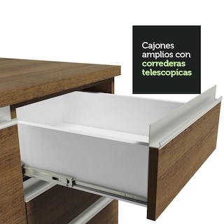 Foto 8 | Gabinete Bajo Bufetera Madesa Glamy 120cm Con Encimera Mm 02