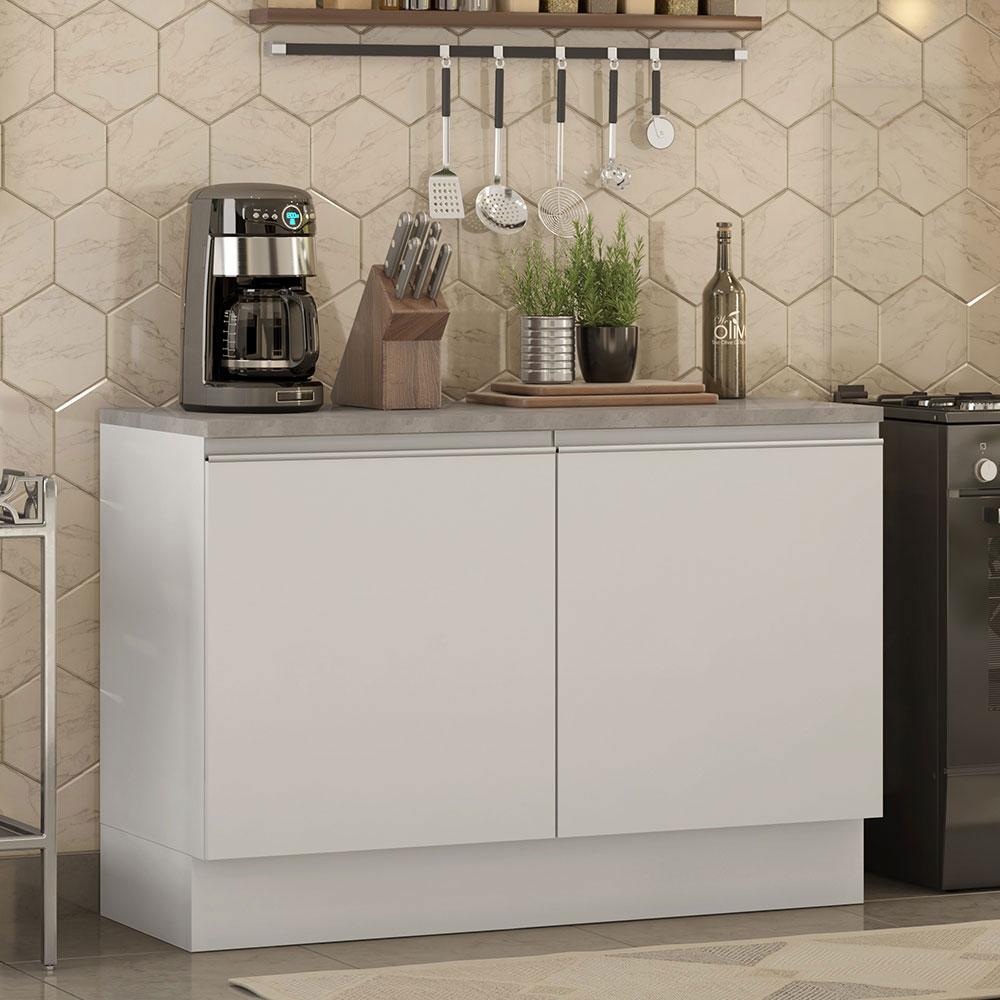 Foto 3 pulgar | Gabinete Bajo Bufetera Madesa Glamy 120cm Con Encimera Bb