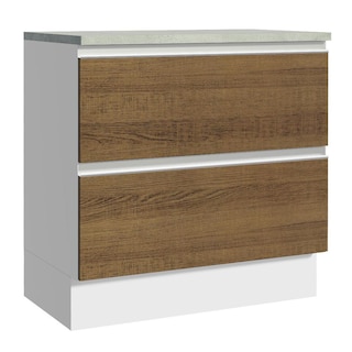 Foto 1 | Gabinete Bajo Bufetera Madesa Glamy 80cm Con Encimera Bm 01
