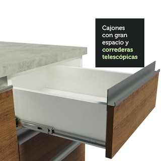 Foto 7 | Gabinete Bajo Bufetera Madesa Glamy 80cm Con Encimera Bm 01
