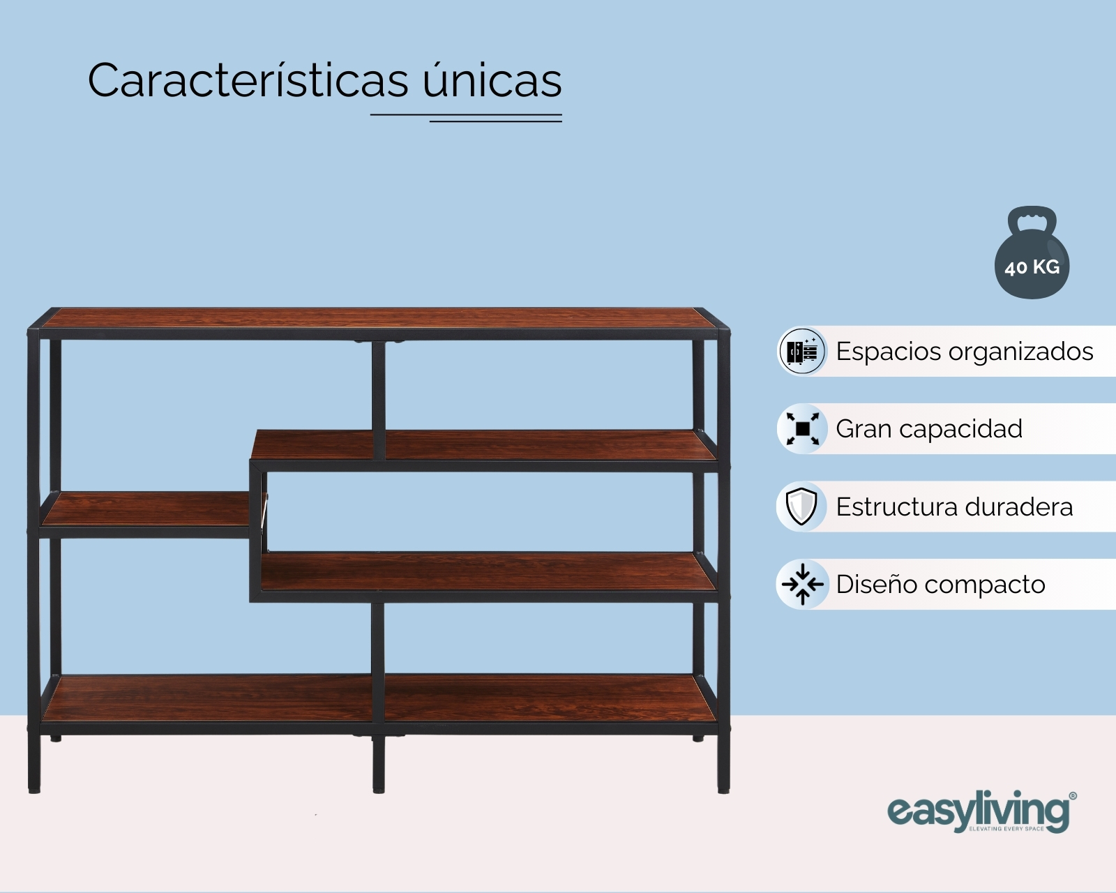 Foto 5 pulgar | Credenza Y Organizador Santa Mónica