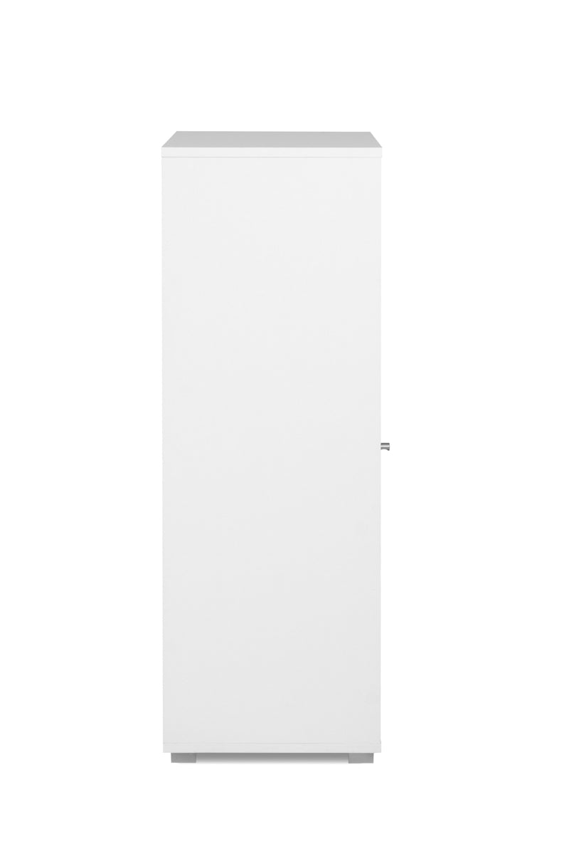 Foto 4 pulgar | Aparador De Cocina Blanco Con 1 Puerta Y 1 Entrepaño Estructura De Madera Industrial