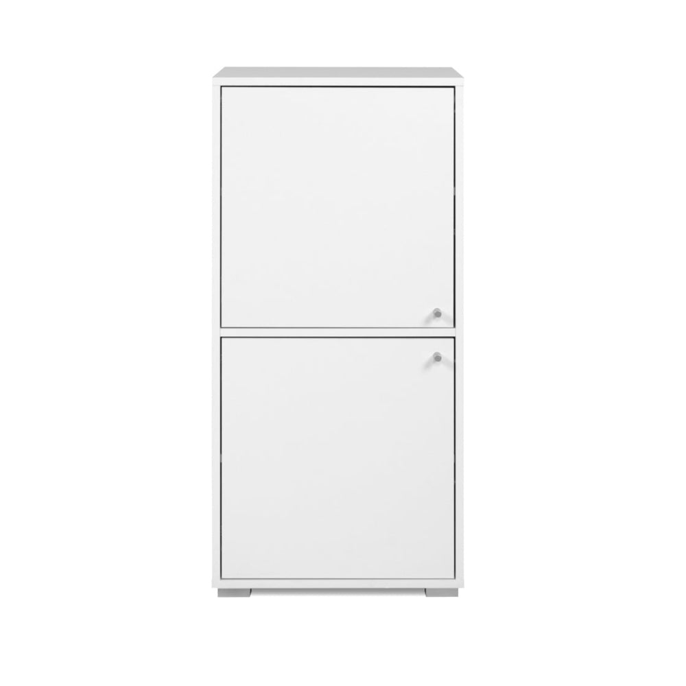 Foto 4 pulgar | Aparador De Cocina Blanco Con 2 Puertas Y 2 Entrepaños Con Estructura De Madera Industrial