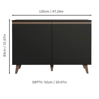 Foto 2 | Gabinete Bajo Bufetera Madesa 120cm Con Encimera Nn