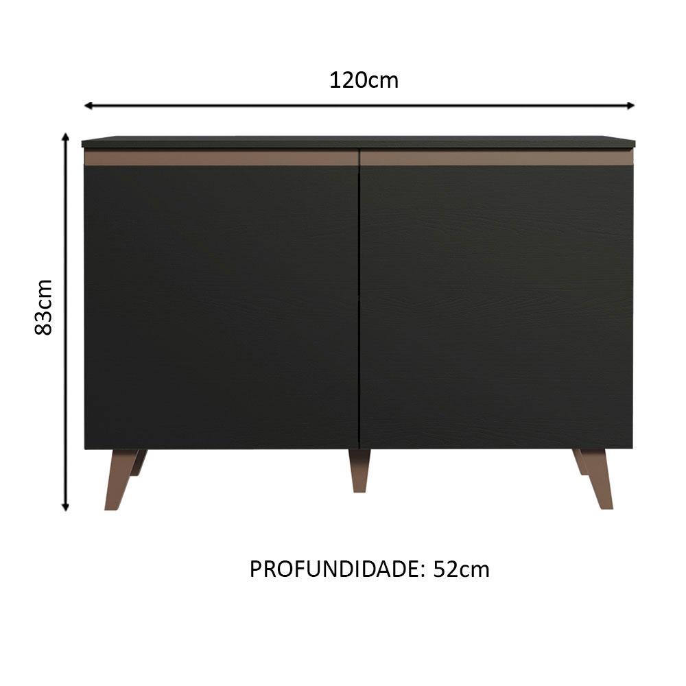 Foto 4 pulgar | Gabinete Bajo Bufetera Madesa 120cm Con Encimera Nn