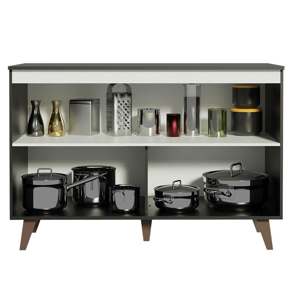 Foto 5 pulgar | Gabinete Bajo Bufetera Madesa 120cm Con Encimera Nn