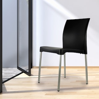 Foto 7 | Paquete 4 Sillas Mundo In Vivanti Comedor Y Jardin Negro
