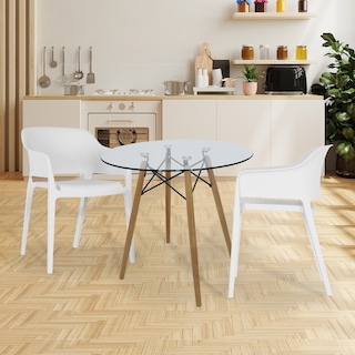 Foto 8 | Paquete 4 Sillas Mundo In Capri Comedor Y Jardin Crema