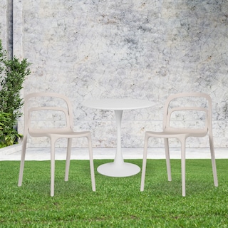 Foto 8 | Paquete 4 Sillas Mundo In Asti Comedor Y Jardin Beige
