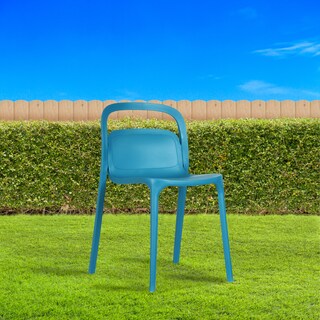 Foto 7 | Paquete 4 Sillas Mundo In Asti Comedor Y Jardin Azul