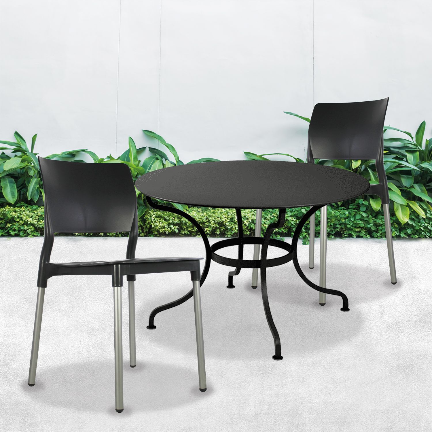 Foto 7 | Paquete 4 Sillas Mundo In Alesia Comedor Y Jardin Gris