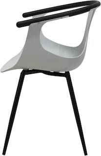 Foto 3 | Paquete 4 Sillas Mundo In Catanzaro Comedor Y Jardin Gris