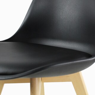 Foto 4 | Sillas Mundo In Frankfurt color Negro 2 Piezas
