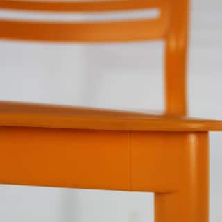 Foto 4 | Paquete 4 Sillas Mundo In Galeri Comedor Y Jardin Naranja