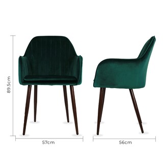 Foto 5 | Paquete 2 Sillas Mundo In Trento Comedor Y Jardin Verde