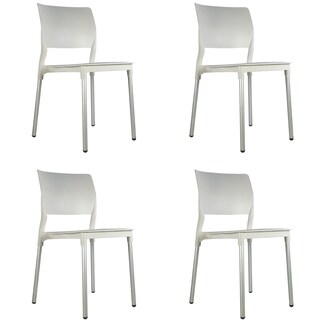 Foto 1 | Paquete 4 Sillas Mundo In Alesia Comedor Y Jardin Blanco