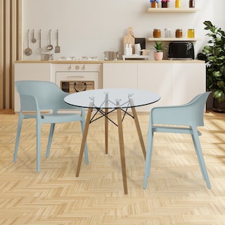 Foto 8 | Paquete 4 Sillas Mundo In Capri Comedor Y Jardin Turquesa