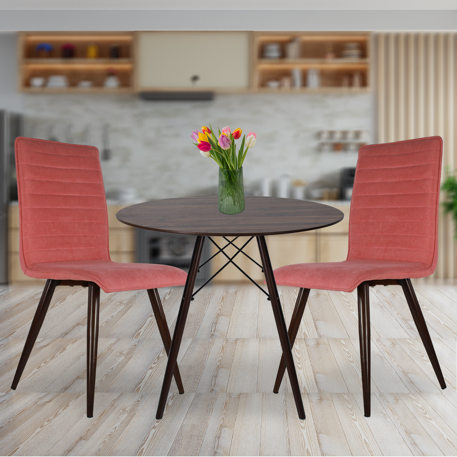 Foto 1 | Set de 4 Sillas Mundo In Siena Comedor Y Jardin Rosa