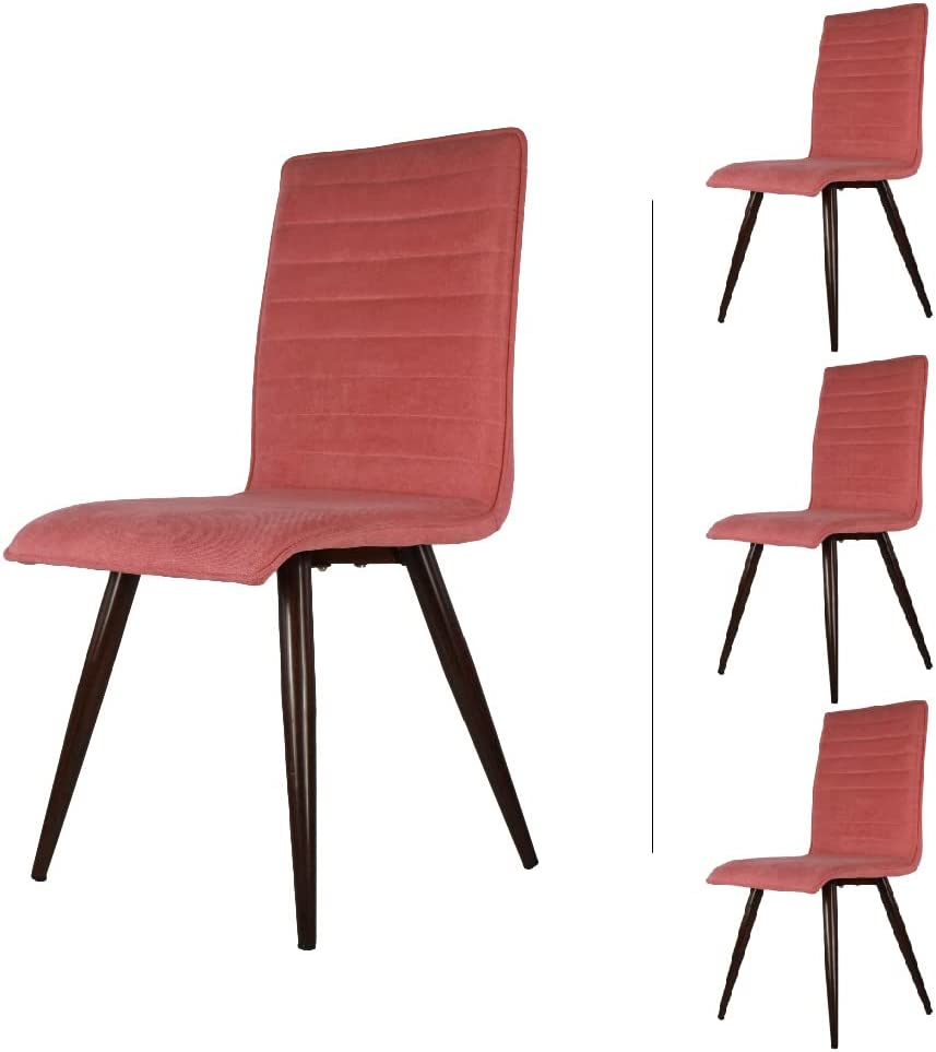 Foto 4 pulgar | Set de 4 Sillas Mundo In Siena Comedor Y Jardin Rosa