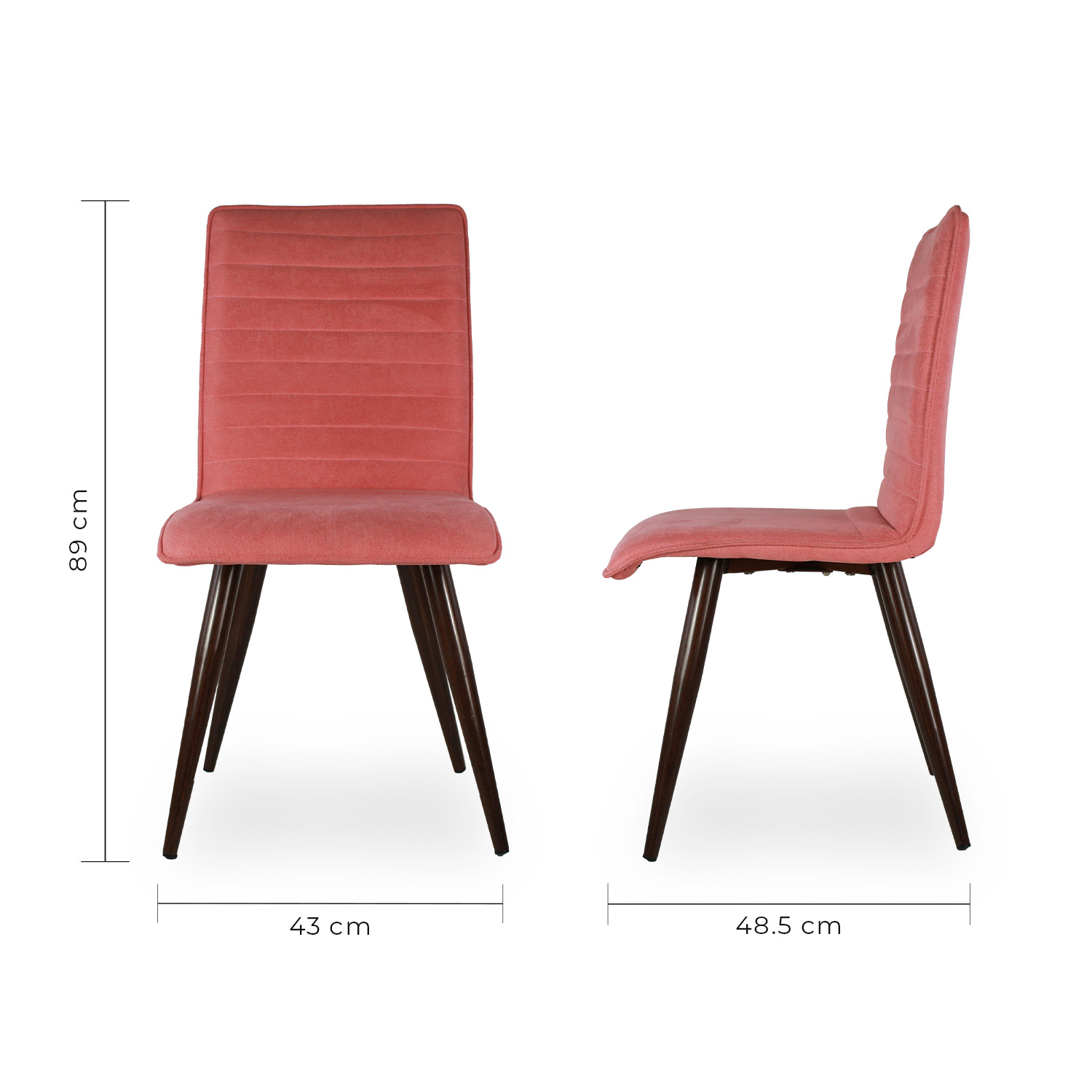 Foto 7 | Set de 4 Sillas Mundo In Siena Comedor Y Jardin Rosa