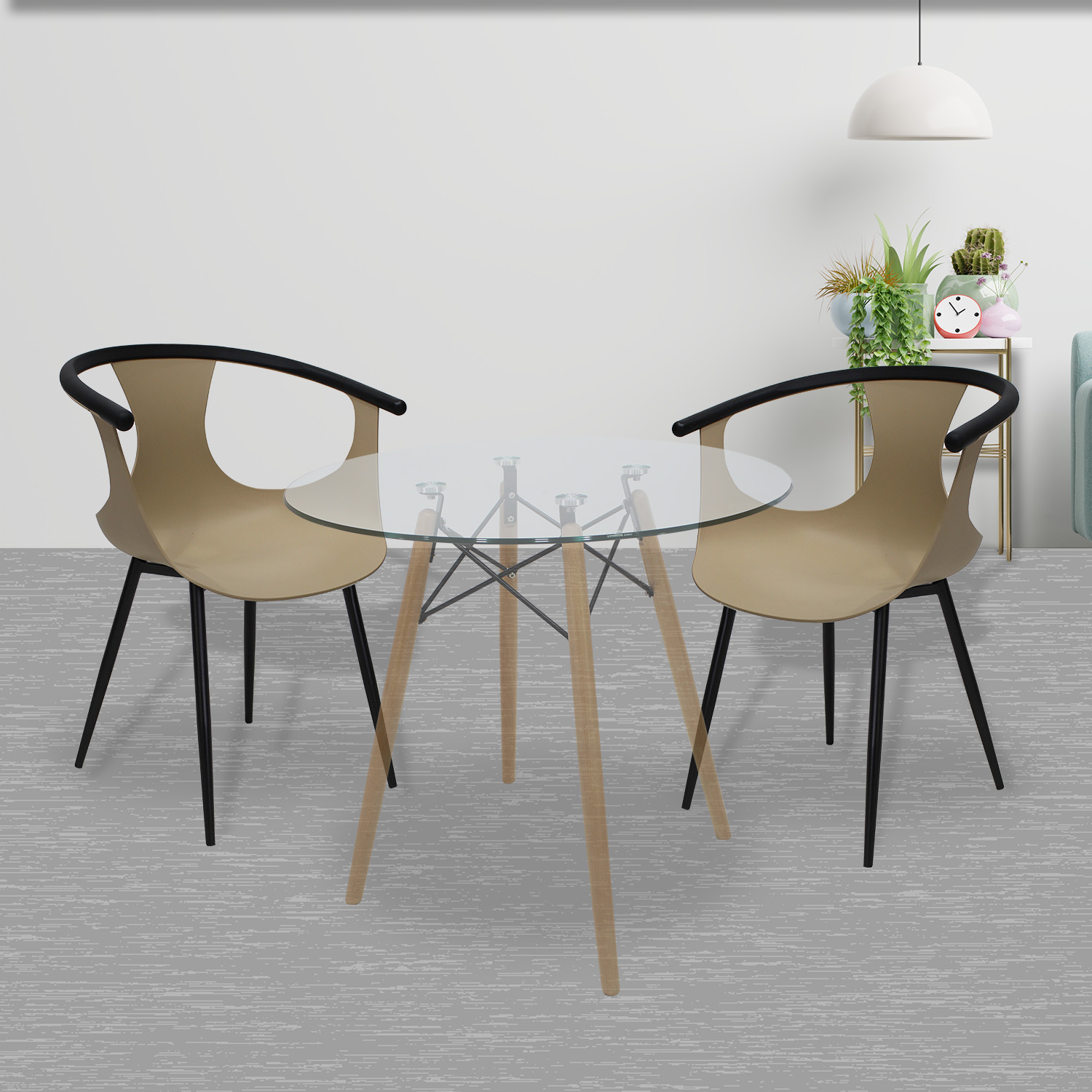 Foto 9 pulgar | Paquete 4 Sillas Mundo In Catanzaro Comedor Y Jardin Beige