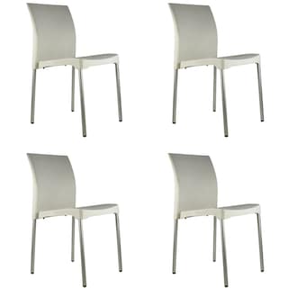 Foto 1 | Paquete 4 Sillas Mundo In Vivanti Comedor Y Jardin Blanco