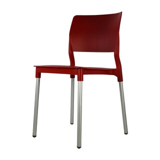 Foto 3 | Paquete 4 Sillas Mundo In Alesia Comedor Y Jardin Rojo