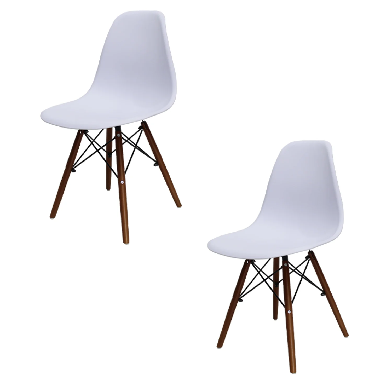 Foto 1 | Sillas Mundo In Oslo Eco color Blanco 2 Piezas