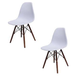 Foto 1 | Sillas Mundo In Oslo Eco color Blanco 2 Piezas