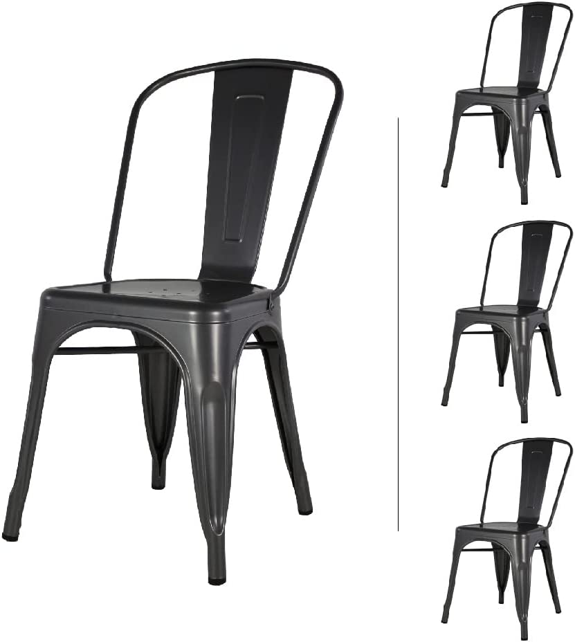 Sillas Mundo In Gante color Negro 4 Piezas