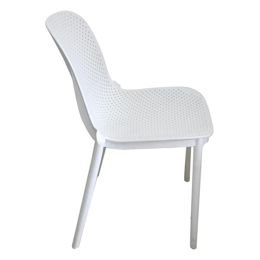 Foto 4 pulgar | Sillas de Comedor y Jardín Midtown Concept Blancas de Plástico Modernas y Minimalistas 4 Piezas