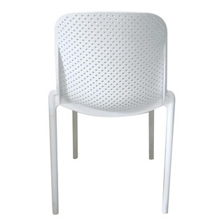 Foto 4 | Sillas de Comedor y Jardín Midtown Concept Blancas de Plástico Modernas y Minimalistas 4 Piezas