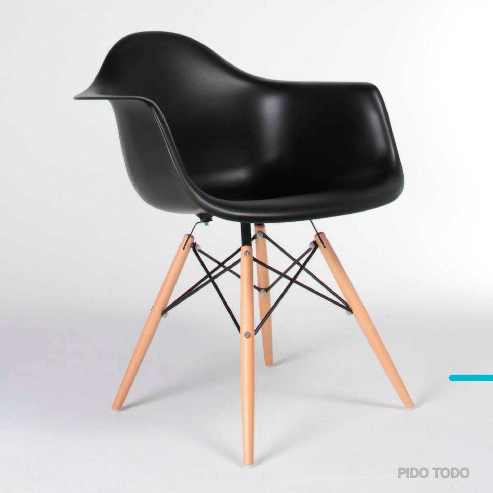Foto 8 pulgar | Silla para Comedor Elly Decor color Negro