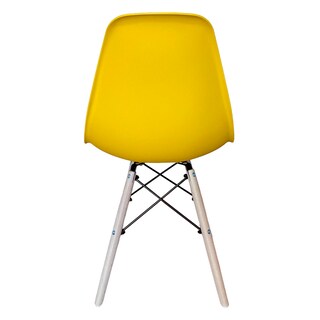 Foto 2 | Sillas Eames Set De 4 Piezas KECOMPRAS color Amarillo