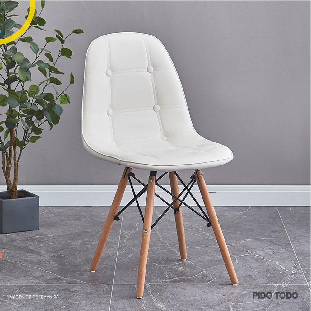 Foto 3 | Silla tipo Eames Pidotodo color Blanco