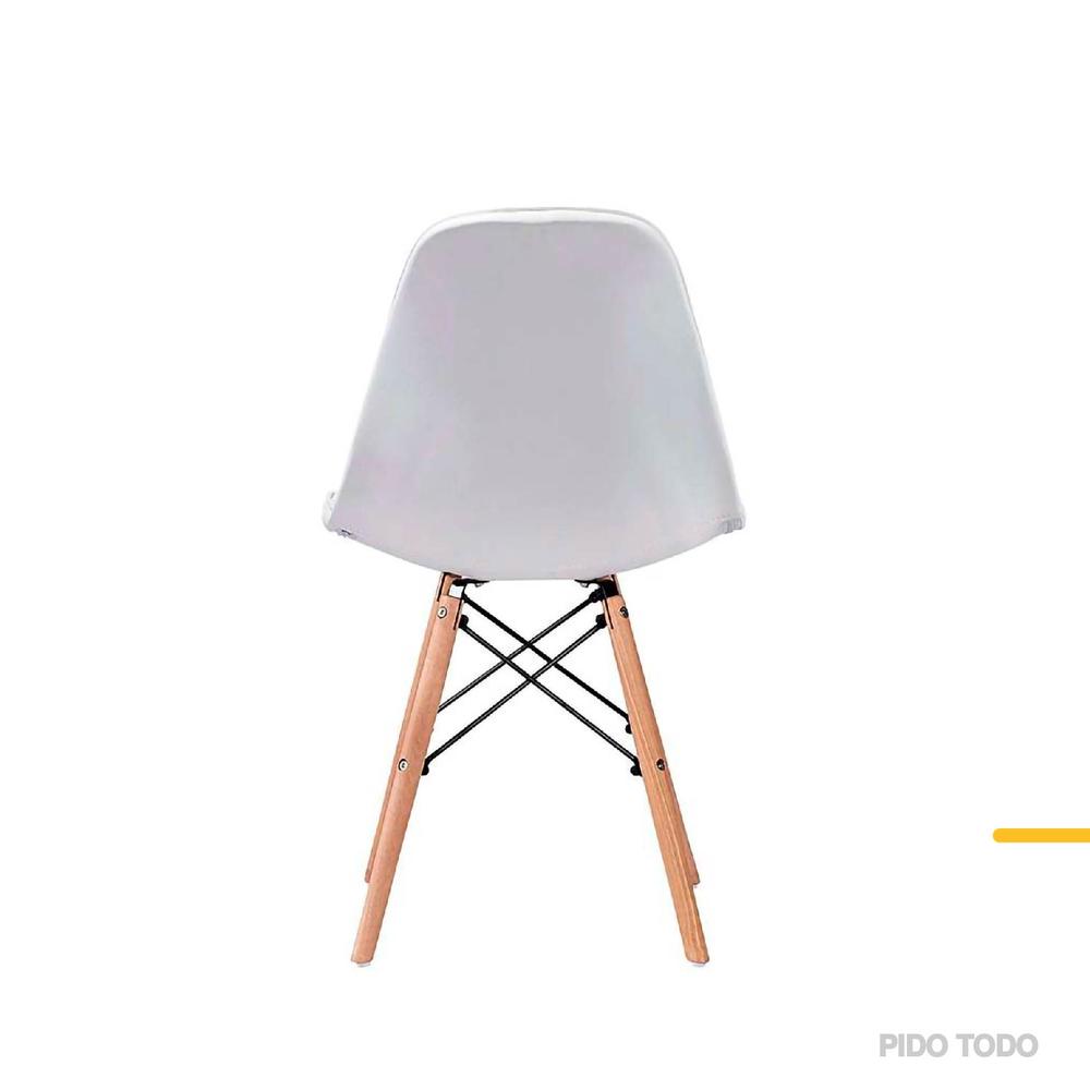 Foto 7 | Silla tipo Eames Pidotodo color Blanco