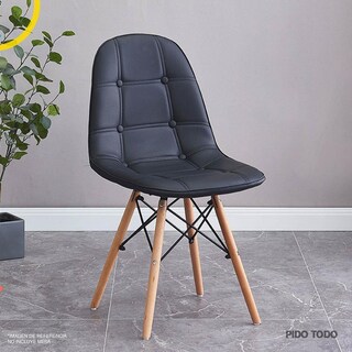 Foto 3 | Silla Tipo Eames Pidotodo color Negro