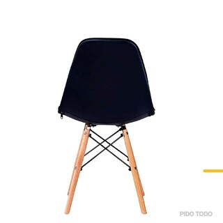 Foto 7 | Silla Tipo Eames Pidotodo color Negro