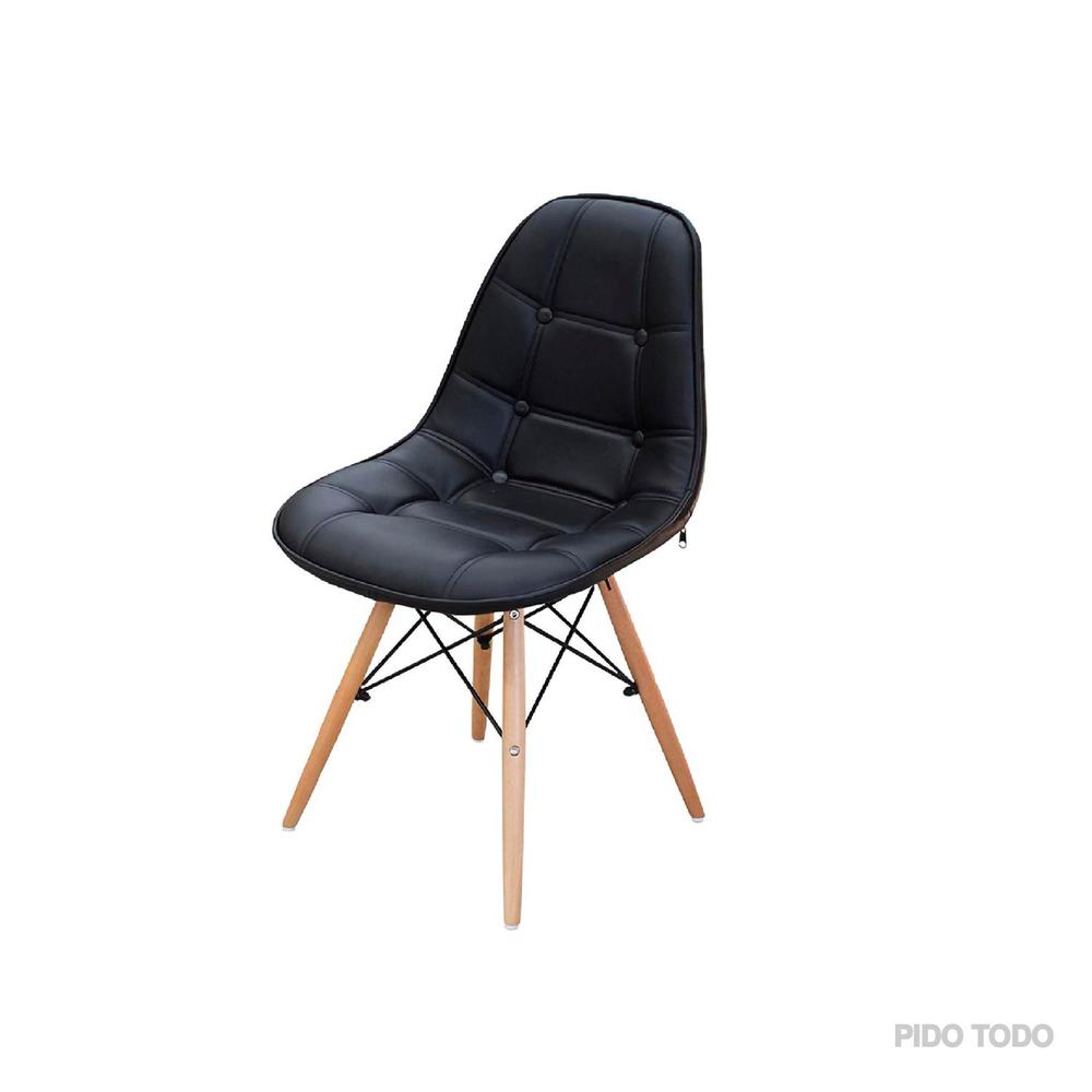 Foto 8 | Silla Tipo Eames Pidotodo color Negro